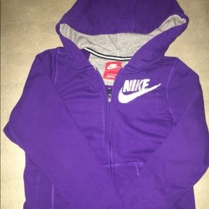 NIKE Full Zip Hooded Sweatshirt